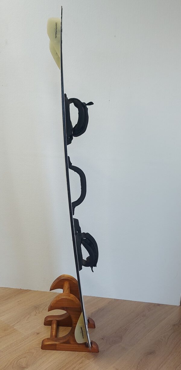 Kiteboard/wakeboardrack massief teakhout - Naturel MEDIUM. - Afbeelding 6