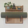 Yogarack naturel eiken en teak. YR2451