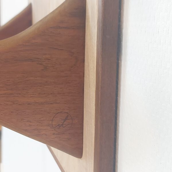 Yogarack naturel eiken en teak. YR2451 - Afbeelding 6