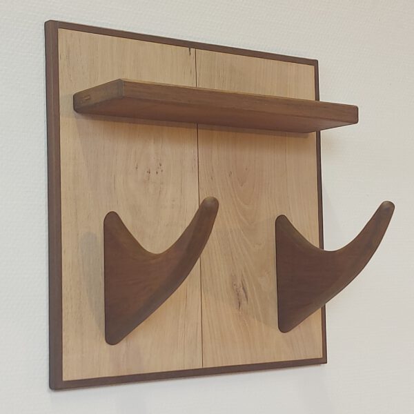Yogarack naturel eiken en teak. YR2452 - Afbeelding 8