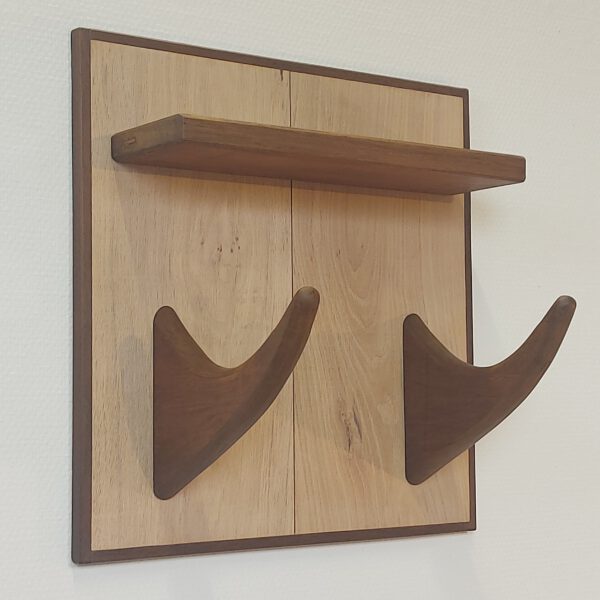 Yogarack naturel eiken en teak. YR2452 - Afbeelding 9