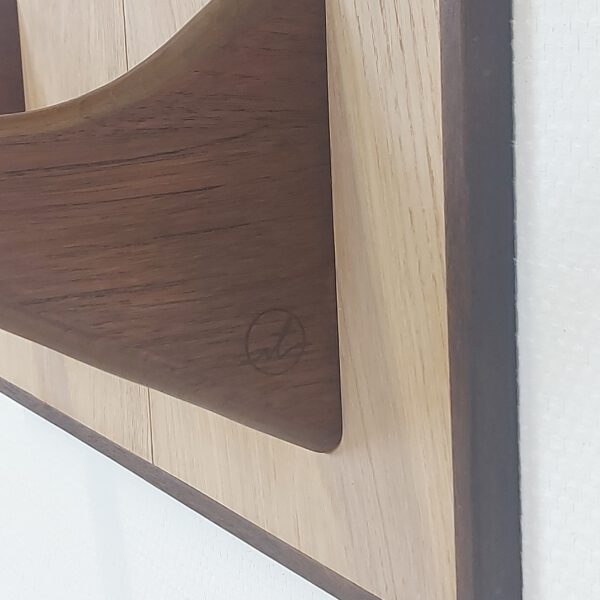 Yogarack naturel eiken en teak. YR2452 - Afbeelding 6