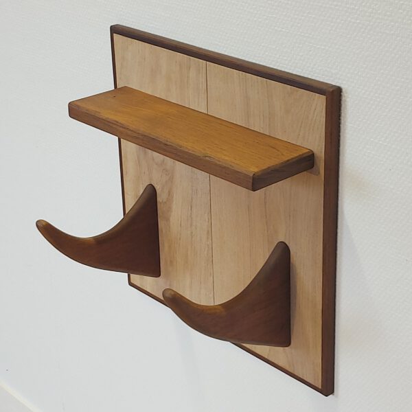 Yogarack naturel eiken en teak. YR2453 - Afbeelding 5