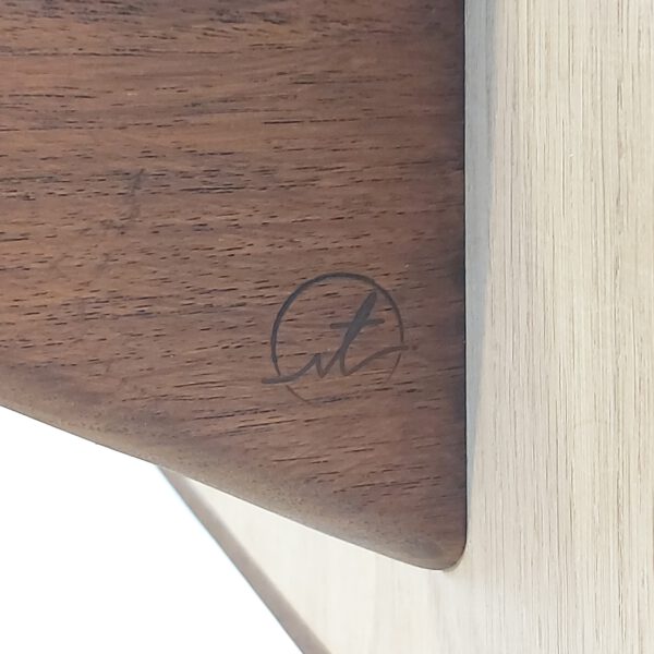 Yogarack naturel eiken en teak. YR2453 - Afbeelding 7