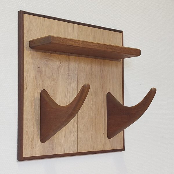 Yogarack naturel eiken en teak. YR2453 - Afbeelding 8