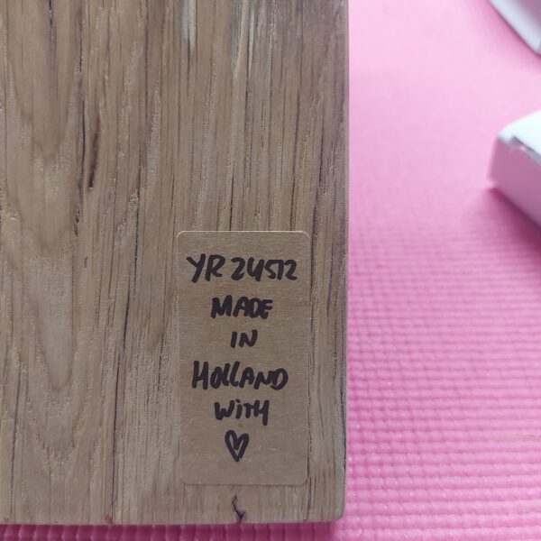 Yogarack naturel eiken en notenhout. YR24512 - Afbeelding 11