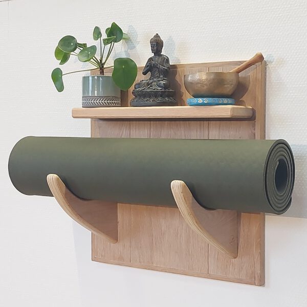 Yogarack naturel eiken. YR2455 - Afbeelding 3