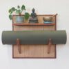 Yogarack naturel eiken, teak en slangenhout. YR2456