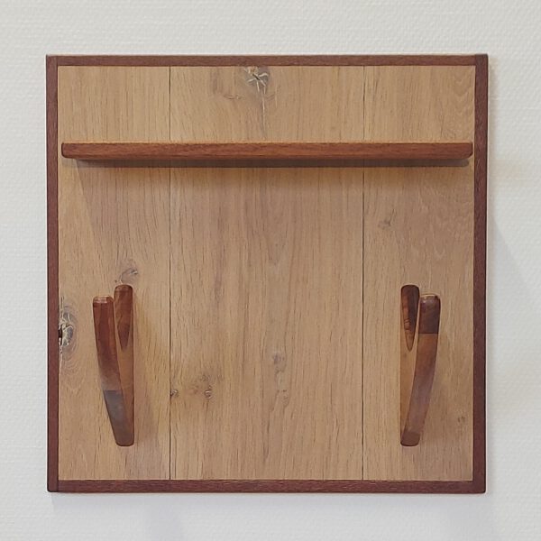 Yogarack naturel eiken, teak en slangenhout. YR2456 - Afbeelding 6
