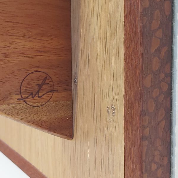 Yogarack naturel eiken, teak en slangenhout. YR2456 - Afbeelding 3