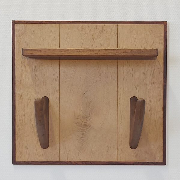 Yogarack naturel eiken en teak. YR2457 - Afbeelding 6