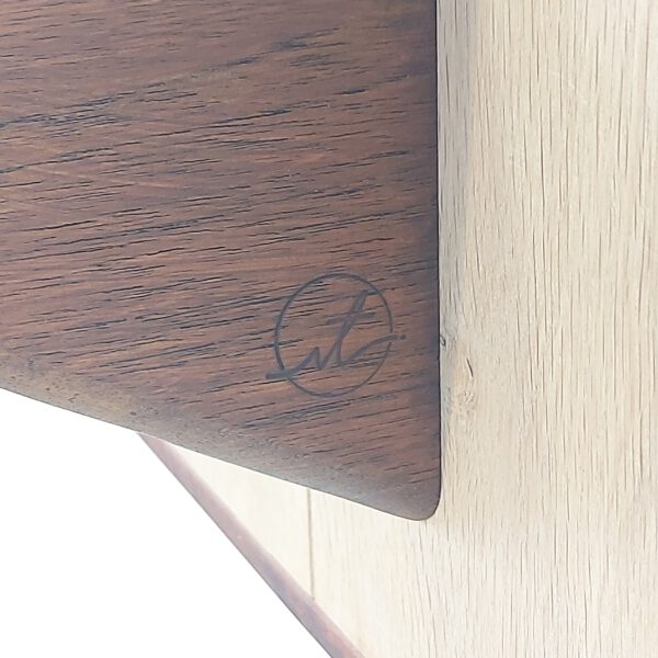 Yogarack naturel eiken en teak. YR2457 - Afbeelding 2