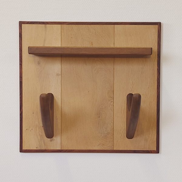 Yogarack naturel eiken en teak. YR2458 - Afbeelding 8