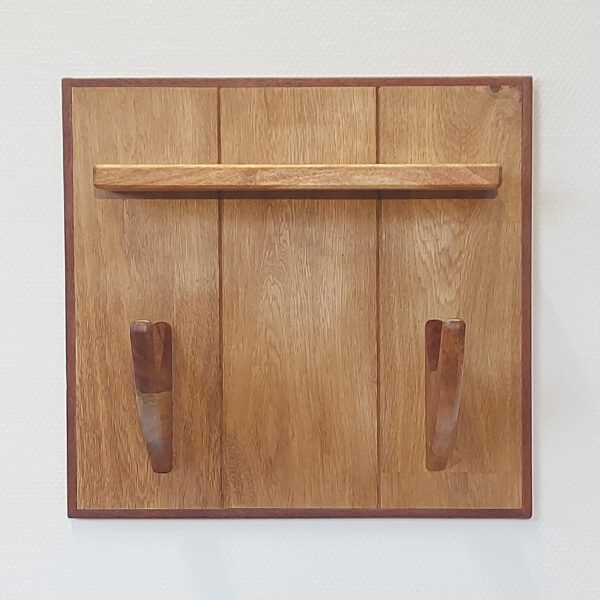 Yogarack naturel eiken, teak en slangenhout. YR2459 - Afbeelding 8