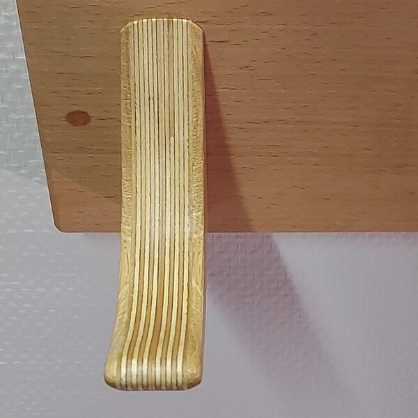 Longboardrack wand - beuken - eiken - naturel - Afbeelding 8