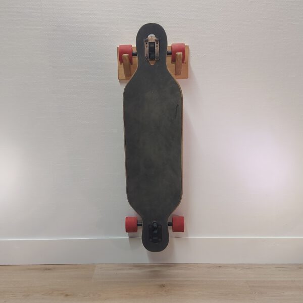 Longboardrack wand - beuken - eiken - naturel - Afbeelding 6