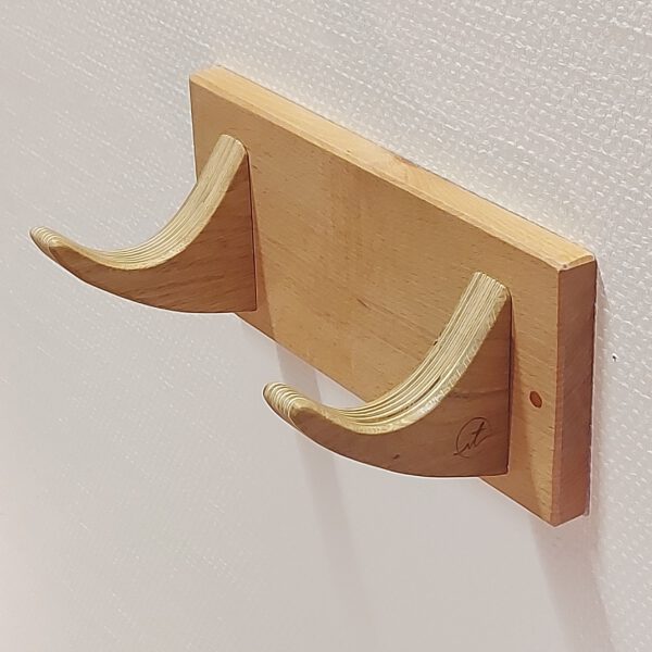 Longboardrack wand - beuken - eiken - naturel - Afbeelding 3