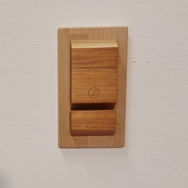 Boardrack wand - teak - eiken 45°. - Afbeelding 14