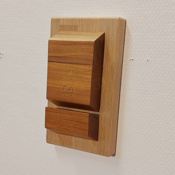 Boardrack wand - teak - eiken 45°. - Afbeelding 13
