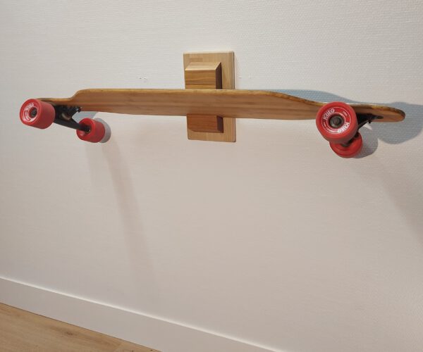 Boardrack wand - teak - eiken 45°. - Afbeelding 3