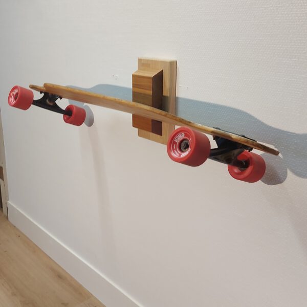 Boardrack wand - teak - eiken 45°. - Afbeelding 2