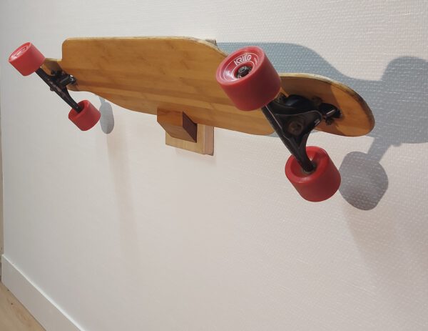Boardrack wand - teak - eiken 65°. - Afbeelding 4