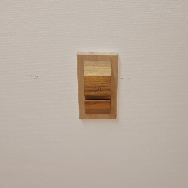 Boardrack wand - teak - eiken 65°. - Afbeelding 8