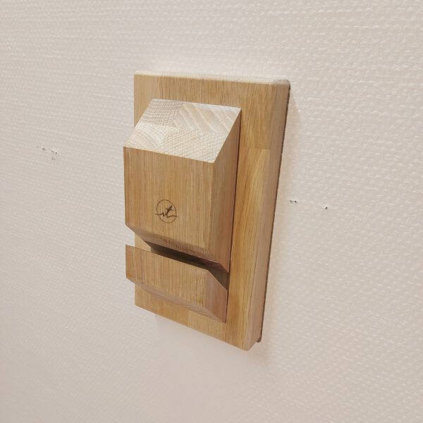 Boardrack wand eiken 65°. - Afbeelding 5