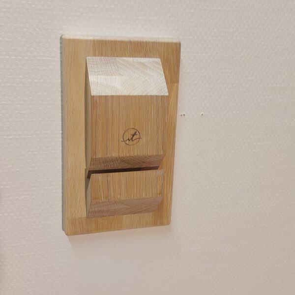 Boardrack wand eiken 65°. - Afbeelding 3