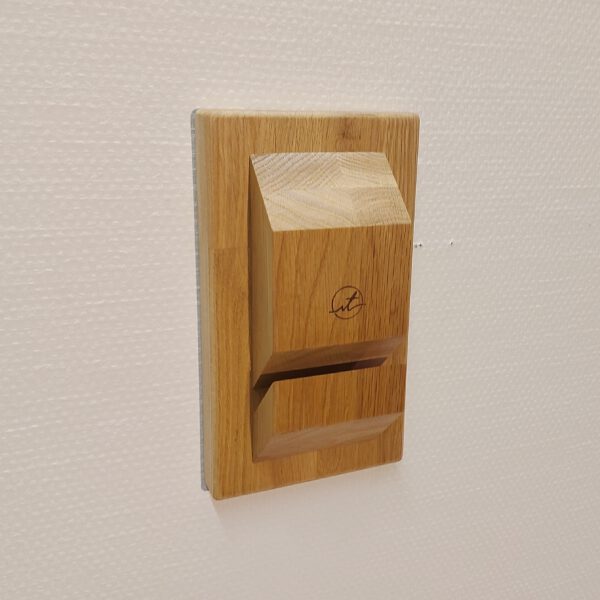 Boardrack wand eiken naturel 65°. - Afbeelding 5