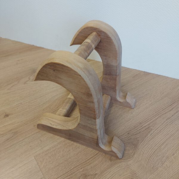 Kiteboard/wakeboardrack massief eikenhout - kleurolie wit MEDIUM. - Afbeelding 8