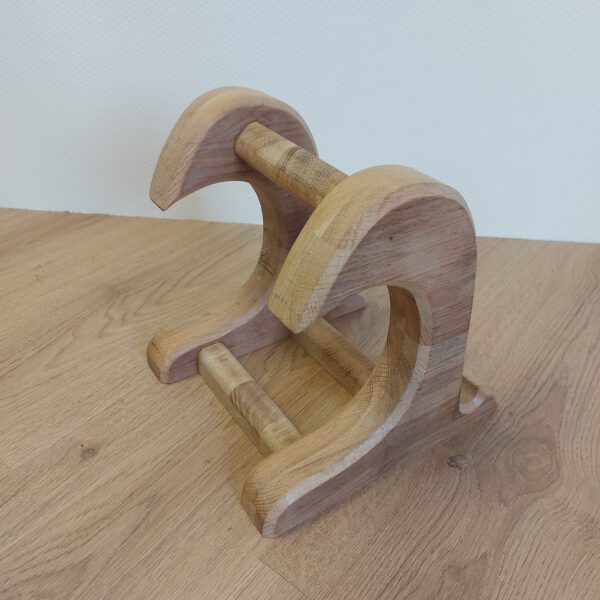 Kiteboard/wakeboardrack massief eikenhout - kleurolie wit MEDIUM. - Afbeelding 10