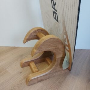 Kiteboard/wakeboardrack massief eikenhout - naturel danish-oil LARGE.