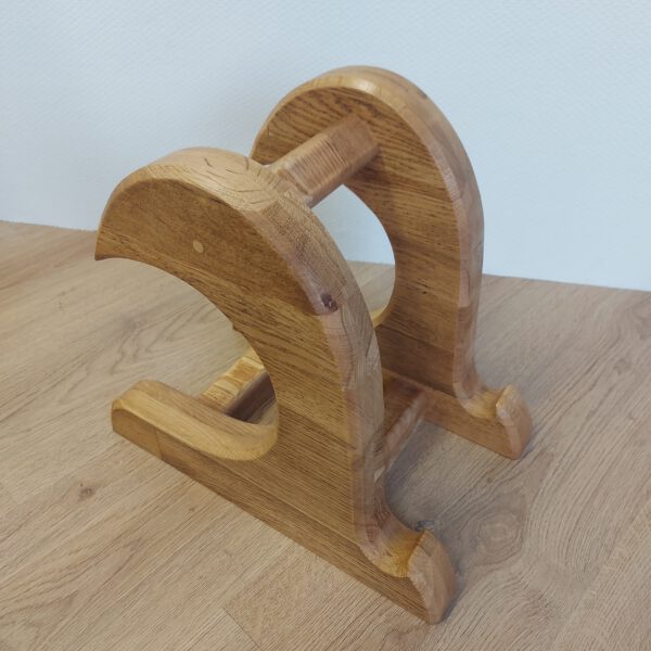 Kiteboard/wakeboardrack massief eikenhout - naturel danish-oil LARGE. - Afbeelding 7