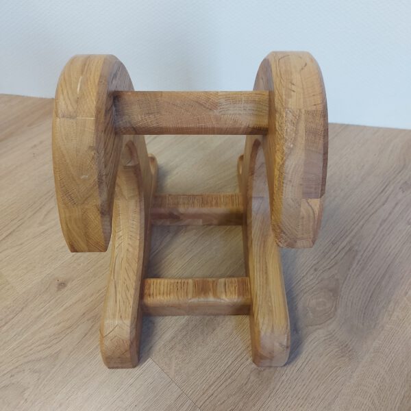 Kiteboard/wakeboardrack massief eikenhout - naturel danish-oil LARGE. - Afbeelding 10