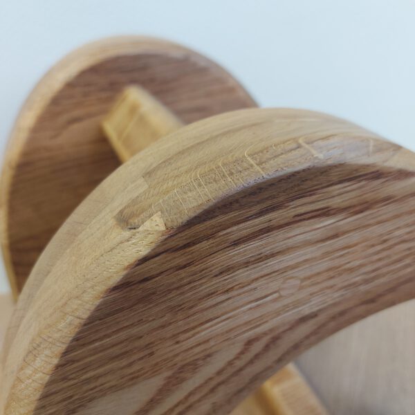 Kiteboard/wakeboardrack massief eikenhout - naturel danish-oil LARGE. - Afbeelding 12