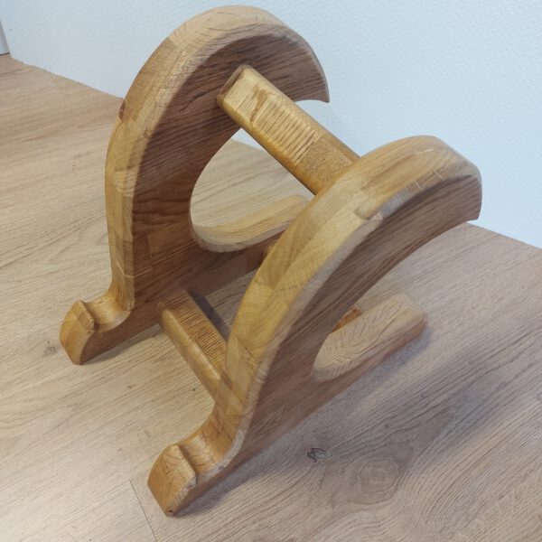 Kiteboard/wakeboardrack massief eikenhout - naturel danish-oil LARGE. - Afbeelding 13