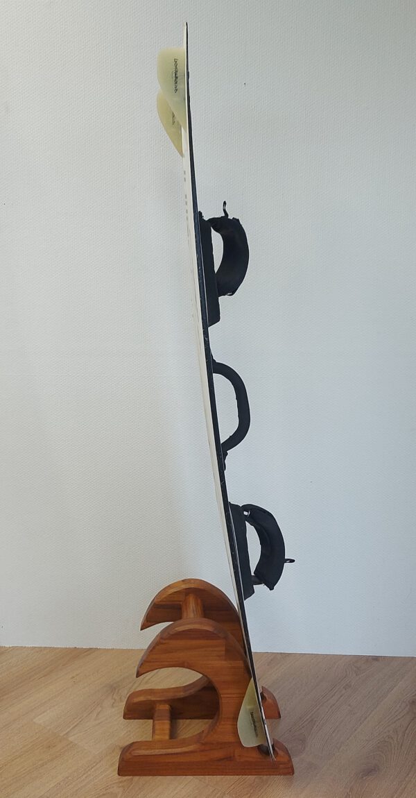 Kiteboard/wakeboardrack massief teakhout - naturel LARGE. - Afbeelding 15
