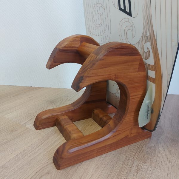 Kiteboard/wakeboardrack massief teakhout - naturel LARGE.