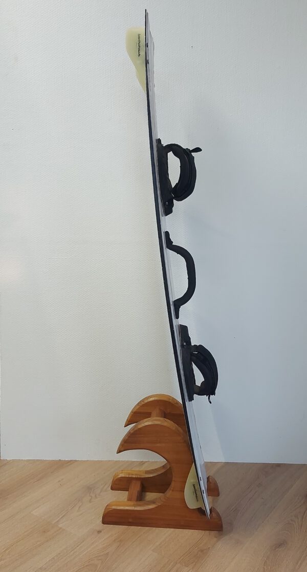 Kiteboard/wakeboardrack massief teakhout - naturel LARGE. - Afbeelding 18