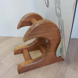 Kiteboard/wakeboardrack massief teakhout - naturel LARGE.
