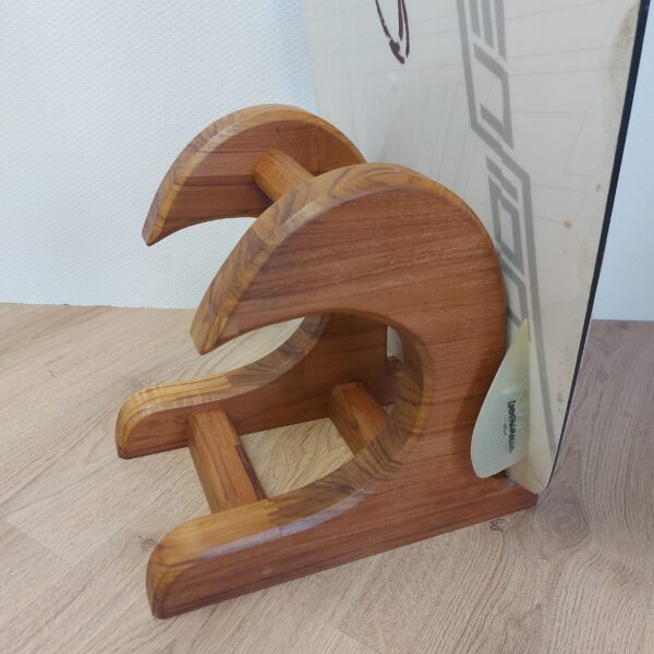 Kiteboard/wakeboardrack massief teakhout - naturel LARGE.