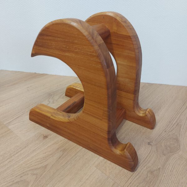 Kiteboard/wakeboardrack massief teakhout - naturel LARGE. - Afbeelding 7