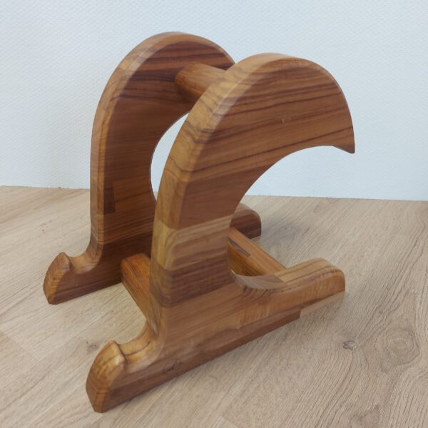 Kiteboard/wakeboardrack massief teakhout - naturel LARGE. - Afbeelding 9