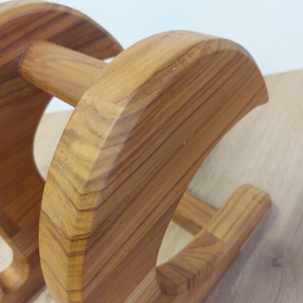 Kiteboard/wakeboardrack massief teakhout - naturel LARGE. - Afbeelding 14