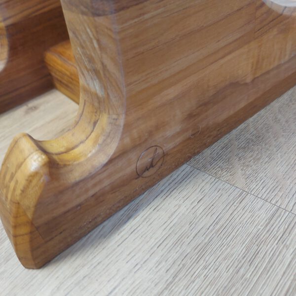 Kiteboard/wakeboardrack massief teakhout - naturel LARGE. - Afbeelding 15