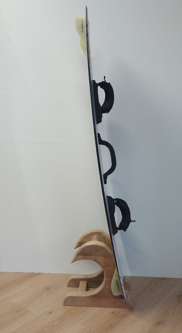 Kiteboard/wakeboardrack massief eikenhout - kleurolie wit LARGE. - Afbeelding 20