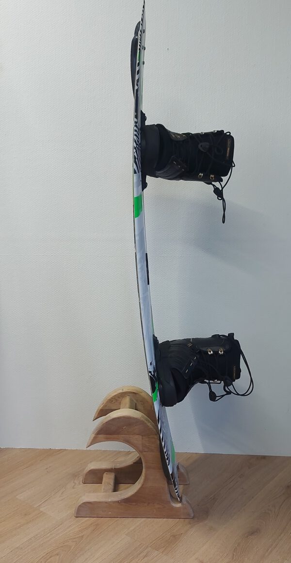 Kiteboard/wakeboardrack massief eikenhout - kleurolie wit LARGE. - Afbeelding 23