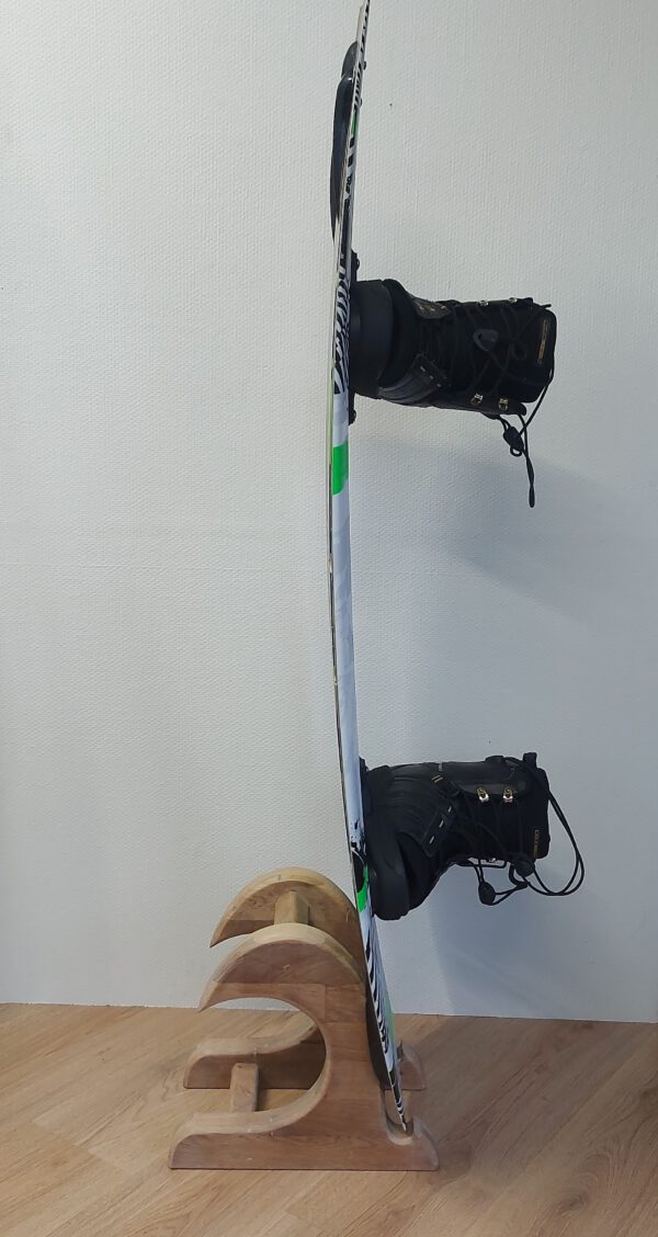 Kiteboard/wakeboardrack massief eikenhout - kleurolie wit LARGE. - Afbeelding 22
