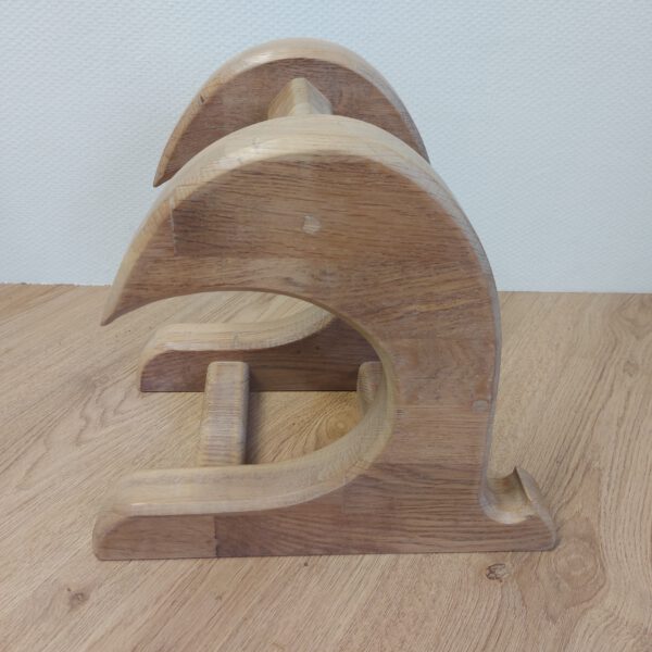 Kiteboard/wakeboardrack massief eikenhout - kleurolie wit LARGE. - Afbeelding 16